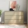 SAUDA Kommode aus massivem eichenfarbenem Kiefernholz 111x43x73,5 cm von , Schubladen - Ref: Foro24-377596, Preis: 242,65 €, ...