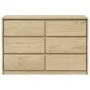 Cajonera SAUDA madera maciza de pino color roble 111x43x73,5 cm de , Cajoneras - Ref: Foro24-377596, Precio: 242,65 €, Descue...