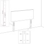 Estructura de cama con cabecera Gris oscuro 80 x 200 cm tela