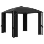Gazebo with anthracite gray curtains 300x300x265 cm by vidaXL, Tents and gazebos - Ref: Foro24-48600, Price: 600,56 €, Discou...