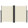 Cream retractable side awning 160x600 cm by , Umbrellas - Ref: Foro24-4004625, Price: 130,76 €, Discount: %