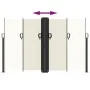 Cream retractable side awning 160x600 cm by , Umbrellas - Ref: Foro24-4004625, Price: 130,76 €, Discount: %