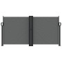 Toldo lateral retráctil gris antracita 120x1000 cm de , Sombrillas - Ref: Foro24-4004703, Precio: 134,29 €, Descuento: %