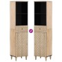 Badezimmermöbel massive Mangoholz 38x33x160 cm von , Badezimmerwaschtische - Ref: Foro24-358270, Preis: 135,14 €, Rabatt: %