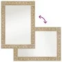 Bathroom mirror solid acacia wood and glass 50x70x2.5 cm by , Mirrors - Ref: Foro24-358279, Price: 45,50 €, Discount: %