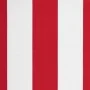 Red and white striped awning replacement fabric 4x3.5 m by , Awnings - Ref: Foro24-367717, Price: 61,77 €, Discount: %