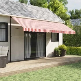 Awning Ersatzstoff rot und weiß Streifen 5x3 m von , Markisen - Ref: Foro24-367720, Preis: 69,16 €, Rabatt: %