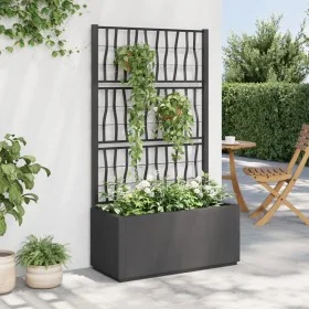 Garten mit dunkelgrau PP grau 80x36x140 cm von , Töpfe und Pflanzgefäße - Ref: Foro24-368780, Preis: 105,84 €, Rabatt: %