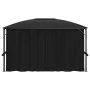 Gazebo with anthracite gray curtains 400x300x265 cm by vidaXL, Tents and gazebos - Ref: Foro24-48601, Price: 766,12 €, Discou...