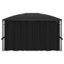 Pavillon mit anthrazitgrauen Vorhängen 400x300x265 cm von vidaXL, Zelte und Pavillons - Ref: Foro24-48601, Preis: 779,36 €, R...