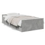 Bett mit Schubladen Grau Betontechnik 75x190 cm von , Betten und Lattenroste - Ref: Foro24-3280352, Preis: 111,56 €, Rabatt: %
