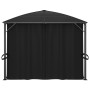 Pavillon mit anthrazitgrauen Vorhängen 400x300x265 cm von vidaXL, Zelte und Pavillons - Ref: Foro24-48601, Preis: 779,36 €, R...