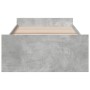Bett mit Schubladen Grau Betontechnik 75x190 cm von , Betten und Lattenroste - Ref: Foro24-3280352, Preis: 111,56 €, Rabatt: %