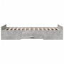 Bett mit Schubladen Grau Betontechnik 75x190 cm von , Betten und Lattenroste - Ref: Foro24-3280352, Preis: 111,56 €, Rabatt: %