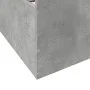 Cama con cajones madera de ingeniería gris hormigón 75x190 cm de , Camas y somieres - Ref: Foro24-3280352, Precio: 110,24 €, ...