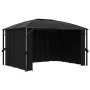 Gazebo with anthracite gray curtains 400x300x265 cm by vidaXL, Tents and gazebos - Ref: Foro24-48601, Price: 766,12 €, Discou...