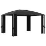 Gazebo with anthracite gray curtains 400x300x265 cm by vidaXL, Tents and gazebos - Ref: Foro24-48601, Price: 766,12 €, Discou...