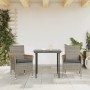 Garden armchairs with cushions 2 pcs gray synthetic rattan by , Garden chairs - Ref: Foro24-368120, Price: 146,40 €, Discount: %