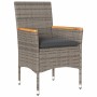 Garden armchairs with cushions 2 pcs gray synthetic rattan by , Garden chairs - Ref: Foro24-368120, Price: 146,40 €, Discount: %