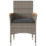 Garden armchairs with cushions 2 pcs gray synthetic rattan by , Garden chairs - Ref: Foro24-368120, Price: 146,40 €, Discount: %