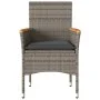 Garden armchairs with cushions 2 pcs gray synthetic rattan by , Garden chairs - Ref: Foro24-368120, Price: 145,25 €, Discount: %