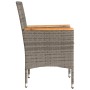 Garden armchairs with cushions 2 pcs gray synthetic rattan by , Garden chairs - Ref: Foro24-368120, Price: 146,40 €, Discount: %