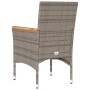 Garden armchairs with cushions 2 pcs gray synthetic rattan by , Garden chairs - Ref: Foro24-368120, Price: 146,40 €, Discount: %