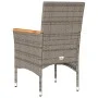 Garden armchairs with cushions 2 pcs gray synthetic rattan by , Garden chairs - Ref: Foro24-368120, Price: 145,25 €, Discount: %