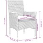 Garden armchairs with cushions 2 pcs gray synthetic rattan by , Garden chairs - Ref: Foro24-368120, Price: 146,40 €, Discount: %