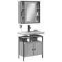 Badezimmermöbel Set 2 Stück grau grau Plywood von , Badezimmermöbel - Ref: Foro24-3214718, Preis: 119,19 €, Rabatt: %