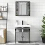Badezimmermöbel Set 2 Stück grau grau Plywood von , Badezimmermöbel - Ref: Foro24-3214718, Preis: 117,38 €, Rabatt: %