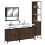 Badezimmermöbel Set 4 Stück Holz Sperrholz braun Eiche von , Badezimmermöbel - Ref: Foro24-3214694, Preis: 242,21 €, Rabatt: %