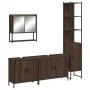 Badezimmermöbel Set 4 Stück Holz Sperrholz braun Eiche von , Badezimmermöbel - Ref: Foro24-3214694, Preis: 242,21 €, Rabatt: %