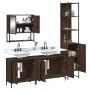 Badezimmermöbel Set 4 Stück Holz Sperrholz braun Eiche von , Badezimmermöbel - Ref: Foro24-3214694, Preis: 242,21 €, Rabatt: %