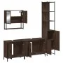 Badezimmermöbel Set 4 Stück Holz Sperrholz braun Eiche von , Badezimmermöbel - Ref: Foro24-3214694, Preis: 242,21 €, Rabatt: %