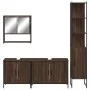 Badezimmermöbel Set 4 Stück Holz Sperrholz braun Eiche von , Badezimmermöbel - Ref: Foro24-3214694, Preis: 242,21 €, Rabatt: %