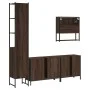 Badezimmermöbel Set 4 Stück Holz Sperrholz braun Eiche von , Badezimmermöbel - Ref: Foro24-3214694, Preis: 242,21 €, Rabatt: %
