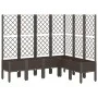Planter with brown PP trellis 160x120x142 cm by , Pots and planters - Ref: Foro24-367940, Price: 176,88 €, Discount: %