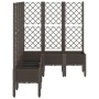 Garten mit geriebenem PP braun 160x120x142 cm von , Töpfe und Pflanzgefäße - Ref: Foro24-367940, Preis: 179,69 €, Rabatt: %