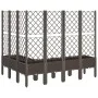 Planter with brown PP trellis 160x120x142 cm by , Pots and planters - Ref: Foro24-367940, Price: 176,88 €, Discount: %