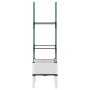 Planter with white PP trellis 40x40x142.5 cm by , Pots and planters - Ref: Foro24-367949, Price: 26,93 €, Discount: %