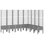 Planter with trellis PP light gray 200x160x142 cm by , Pots and planters - Ref: Foro24-367942, Price: 238,01 €, Discount: %