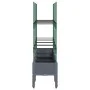 Jardinera con enrejado PP gris 160x40x142,5 cm de , Maceteros y jardineras - Ref: Foro24-367961, Precio: 72,14 €, Descuento: %