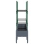 Planter with gray PP trellis 160x40x142.5 cm by , Pots and planters - Ref: Foro24-367961, Price: 80,95 €, Discount: %