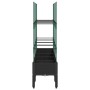 Jardinera con enrejado PP negro 160x40x142,5 cm de , Maceteros y jardineras - Ref: Foro24-367963, Precio: 107,87 €, Descuento: %