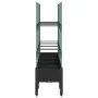 Planter with black PP trellis 160x40x142.5 cm by , Pots and planters - Ref: Foro24-367963, Price: 86,52 €, Discount: %