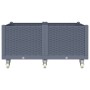 Garten mit Rädern PP grau 100x80x54 cm von , Töpfe und Pflanzgefäße - Ref: Foro24-367977, Preis: 161,85 €, Rabatt: %