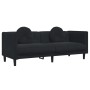 Sofa mit Kissen 3 Quadrate schwarz Samt von , Sofas - Ref: Foro24-372647, Preis: 302,83 €, Rabatt: %