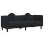 Sofa mit Kissen 3 Quadrate schwarz Samt von , Sofas - Ref: Foro24-372647, Preis: 297,95 €, Rabatt: %