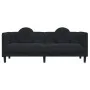 3-seater black velvet sofa with cushions by , Sofas - Ref: Foro24-372647, Price: 297,95 €, Discount: %